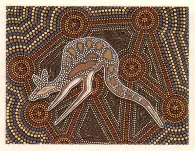aboriginal art animals. Traditional Aboriginal Art